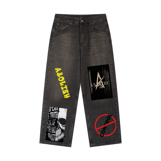 Vintage Wash Heavyweight Denim Jeans